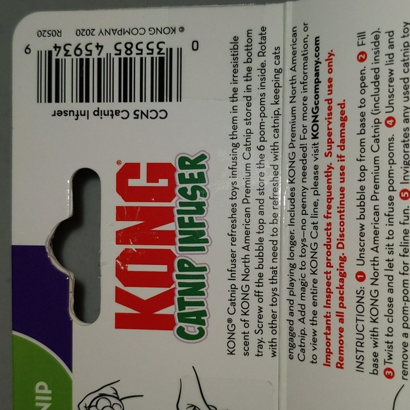 Kong Catnip Infuser Cat Toy New - Picture 3 of 7